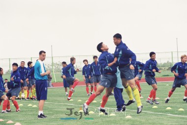 대한민국 월드컵 국가대표 축구팀 훈련모습 29번